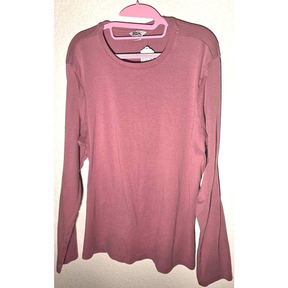 Eddie Bauer Women's XXL Burgundy Long Sleeve Shirt - Picture 3 of 5